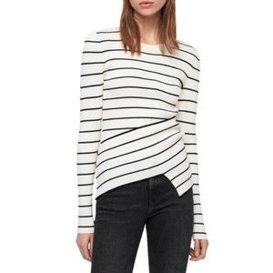 ALLSAINTS Amara Stripe Sweater, M